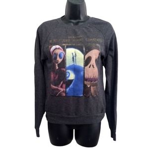 Disney Shirt, Women's Small, Nightmare Before Christmas Crew Neck, Tim Burton